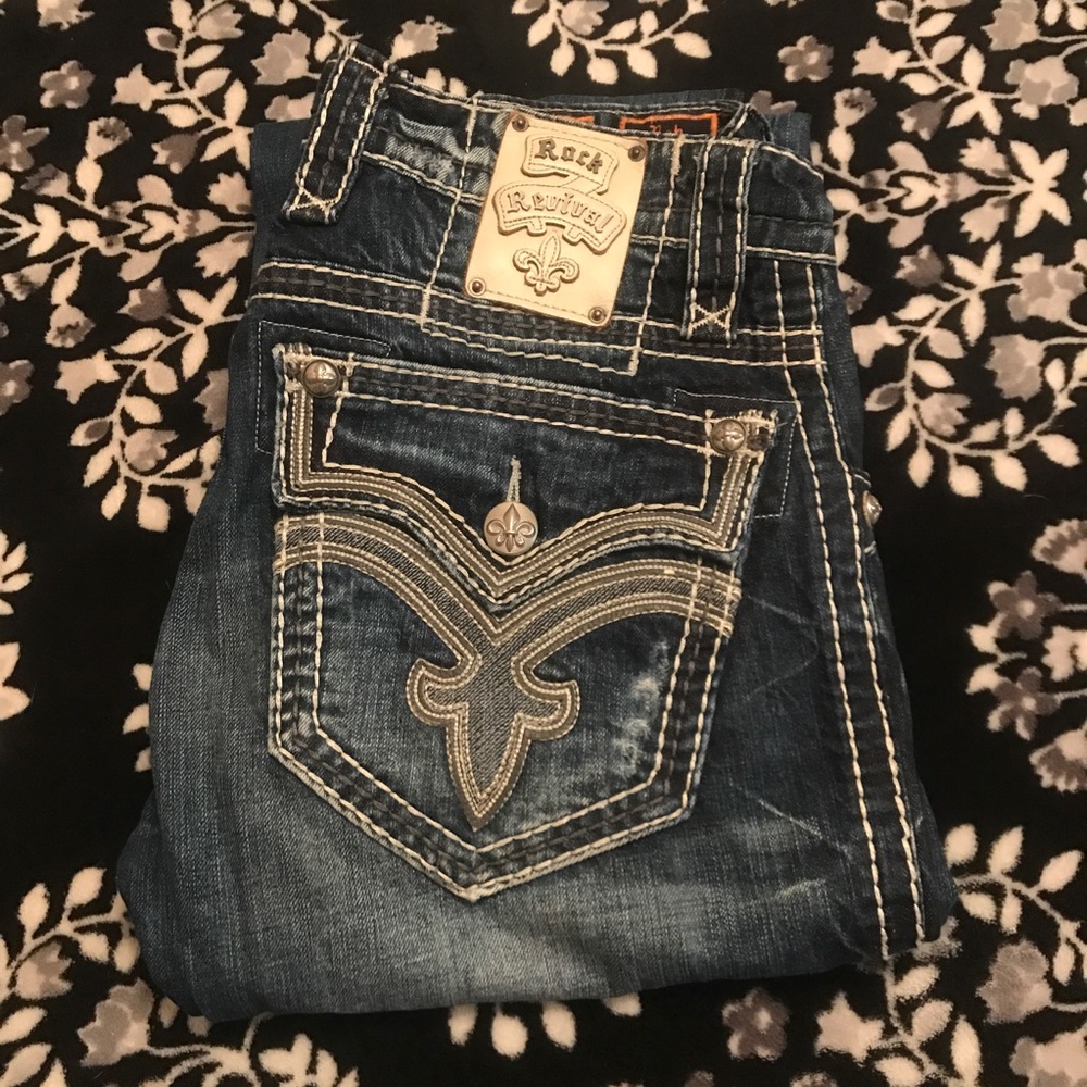 Men's Rock Revival Bob Straight Jeans
